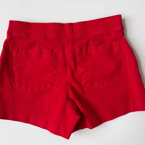 Women’s SPANX Red High-Rise Casual Shorts - Picture 3 of 5